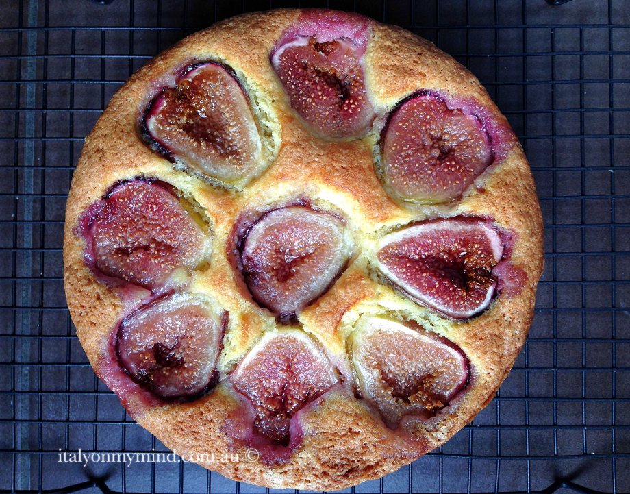 rustic fig cake-italian food blog-italy on my mind