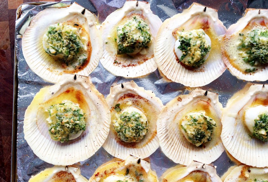 scallops on the shell-italy on my mind